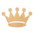 Crown 2 Wood Cutout - Unfinished Baltic Birch Craft Shape