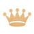 Crown 2 Wood Cutout for Crafts, Unfinished Baltic Birch Craft Shape