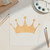 Crown 3 Wood Cutout Craft Blank, Unfinished Baltic Birch DIY Shape for Crafts and Decor