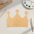 Crown 3 Wood Cutout for Crafts, Unfinished Baltic Birch Craft Shape