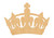 Crown 4 Wood Cutout Craft Blank, Unfinished Baltic Birch DIY Shape for Crafts and Decor