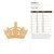 Crown 4 Wood Cutout - Unfinished Baltic Birch Craft Shape