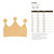 Crown 5 Wood Cutout Craft Blank, Unfinished Baltic Birch DIY Shape for Crafts and Decor