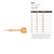 Dart Wood Cutout for Crafts, Unfinished Baltic Birch Craft Shape