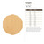 Decagon Wood Cutout for Crafts, Unfinished Baltic Birch Craft Shape
