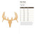 Deer Skull Wood Cutout - Unfinished Baltic Birch Craft Shape