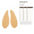 Deerhoofprints Wood Cutout - Unfinished Baltic Birch Craft Shape