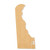 Delaware Wood Cutout - Unfinished Baltic Birch Craft Shape