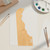 Delaware Wood Cutout for Crafts, Unfinished Baltic Birch Craft Shape