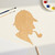 Detective Wood Cutout Craft Blank, Unfinished Baltic Birch DIY Shape for Crafts and Decor