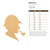 Detective Wood Cutout for Crafts, Unfinished Baltic Birch Craft Shape