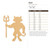 Devil Wood Cutout - Unfinished Baltic Birch Craft Shape