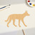 Dingo Wood Cutout for Crafts, Unfinished Baltic Birch Craft Shape
