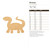 Dinosaur Wood Cutout Craft Blank, Unfinished Baltic Birch DIY Shape for Crafts and Decor