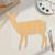 Doe 1 Wood Cutout - Unfinished Baltic Birch Craft Shape