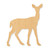Doe Wood Cutout - Unfinished Baltic Birch Craft Shape