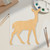 Doe Wood Cutout - Unfinished Baltic Birch Craft Shape