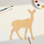 Doe Wood Cutout - Unfinished Baltic Birch Craft Shape