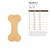 Dog Bone 3 Wood Cutout - Unfinished Baltic Birch Craft Shape