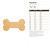 Dog Bone Wood Cutout Craft Blank, Unfinished Baltic Birch DIY Shape for Crafts and Decor