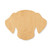 Dog Head Wood Cutout - Unfinished Baltic Birch Craft Shape