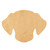 Dog Head Wood Cutout for Crafts, Unfinished Baltic Birch Craft Shape