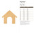 Dog House Wood Cutout Craft Blank, Unfinished Baltic Birch DIY Shape for Crafts and Decor