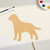 Dog Lab Wood Cutout for Crafts, Unfinished Baltic Birch Craft Shape