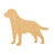 Dog Lab Wood Cutout for Crafts, Unfinished Baltic Birch Craft Shape