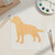 Dog Lab Wood Cutout for Crafts, Unfinished Baltic Birch Craft Shape