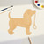 Dog With Leash Wood Cutout Craft Blank, Unfinished Baltic Birch DIY Shape for Crafts and Decor