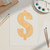 Dollar Sign 2 Wood Cutout Craft Blank, Unfinished Baltic Birch DIY Shape for Crafts and Decor