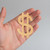 Dollar Sign 3 Wood Cutout Craft Blank, Unfinished Baltic Birch DIY Shape for Crafts and Decor