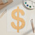 Dollar Sign Wood Cutout - Unfinished Baltic Birch Craft Shape