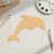 Dolphin Wood Cutout - Unfinished Baltic Birch Craft Shape