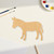 Donkey Wood Cutout - Unfinished Baltic Birch Craft Shape
