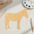 Donkey Wood Cutout for Crafts, Unfinished Baltic Birch Craft Shape