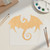 Dragon 2 Wood Cutout for Crafts, Unfinished Baltic Birch Craft Shape