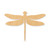 Dragon Fly Wood Cutout - Unfinished Baltic Birch Craft Shape