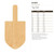 Dreidel Wood Cutout Craft Blank, Unfinished Baltic Birch DIY Shape for Crafts and Decor