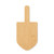 Dreidel Wood Cutout - Unfinished Baltic Birch Craft Shape