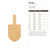 Dreidel Wood Cutout - Unfinished Baltic Birch Craft Shape