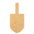Dreidel Wood Cutout for Crafts, Unfinished Baltic Birch Craft Shape