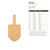 Dreidel Wood Cutout for Crafts, Unfinished Baltic Birch Craft Shape