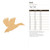 Duck 2 Wood Cutout Craft Blank, Unfinished Baltic Birch DIY Shape for Crafts and Decor