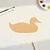 Duck Wood Cutout Craft Blank, Unfinished Baltic Birch DIY Shape for Crafts and Decor