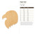 Eagle Head Wood Cutout - Unfinished Baltic Birch Craft Shape