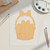 Easter Basket Wood Cutout Craft Blank, Unfinished Baltic Birch DIY Shape for Crafts and Decor