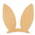 Easter Bunny Ears Wood Cutout - Unfinished Baltic Birch Craft Shape