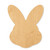 Easter Bunny Head Wood Cutout - Unfinished Baltic Birch Craft Shape